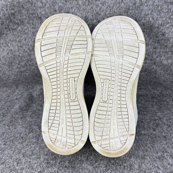 ✅ Womens 11-2A New Balance 577 White Walking Shoes Made USA Leather Upper DSL-2 - Picture 4 of 13